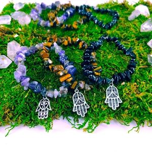 Semiprecious stone bracelet